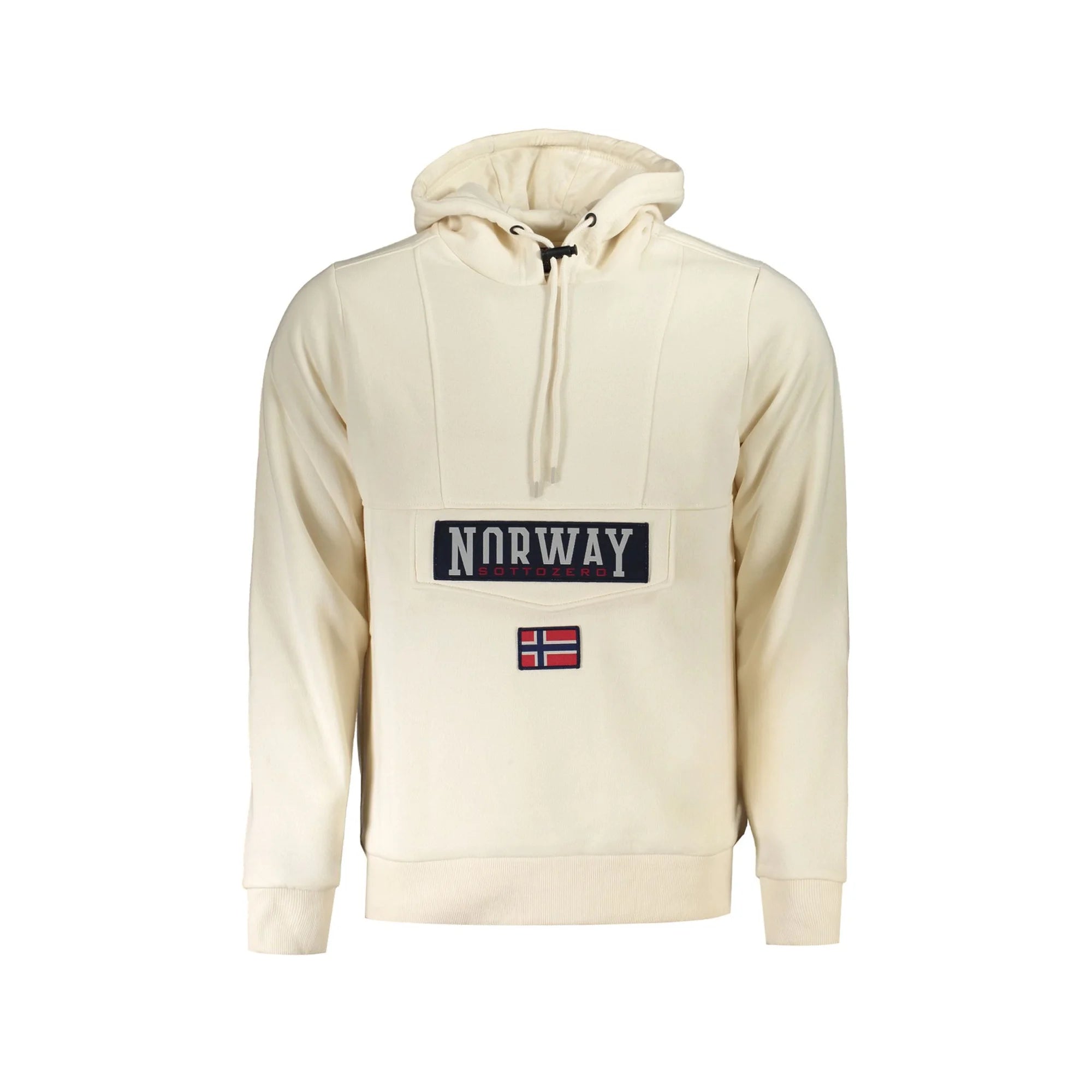 NORWAY 1963 FELPA SENZA ZIP UOMO BEIGE