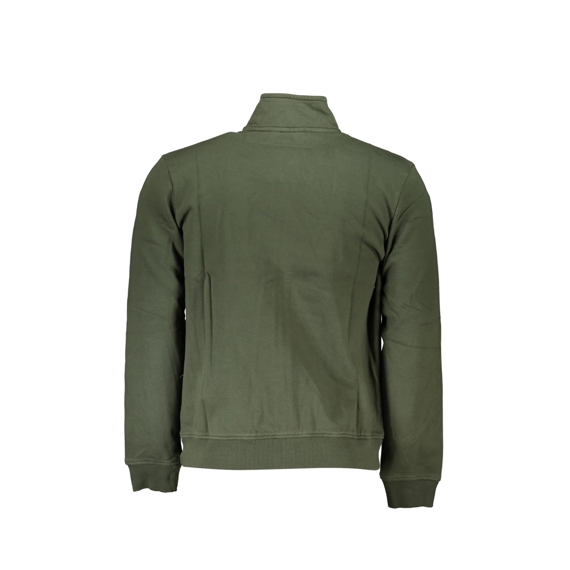 NAPAPIJRI FELPA CON ZIP UOMO VERDE