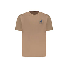 U.S. Grand Polo T-Shirt Maniche Corte Uomo Marrone Stampa
