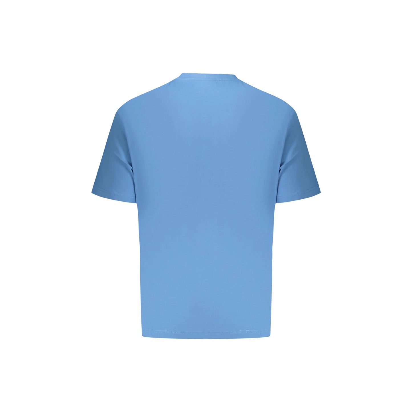 Napapijri T-Shirt Maniche Corte Uomo Azzurra Stampa Logo azzurro - vista 2