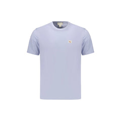 Calvin Klein T-Shirt Manga Curta Masculina Azul com Logo