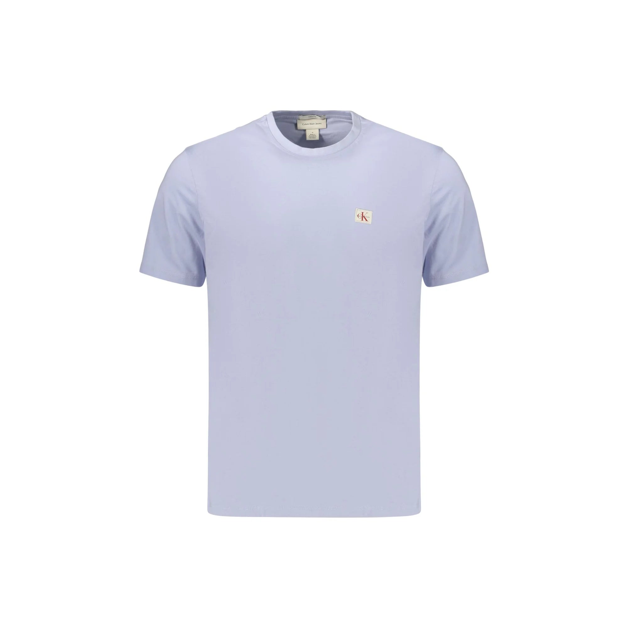 CALVIN KLEIN T-SHIRT MANICHE CORTE UOMO AZZURRO