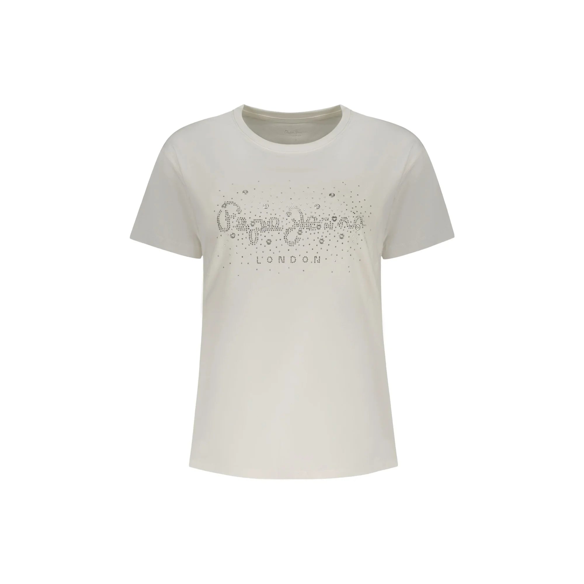 PEPE JEANS T-SHIRT MANICHE CORTE DONNA BIANCO