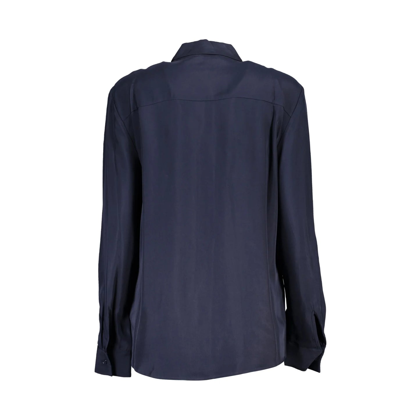 Tommy Hilfiger Camicia Maniche Lunghe Donna Blu Logo Camicie - vista 2