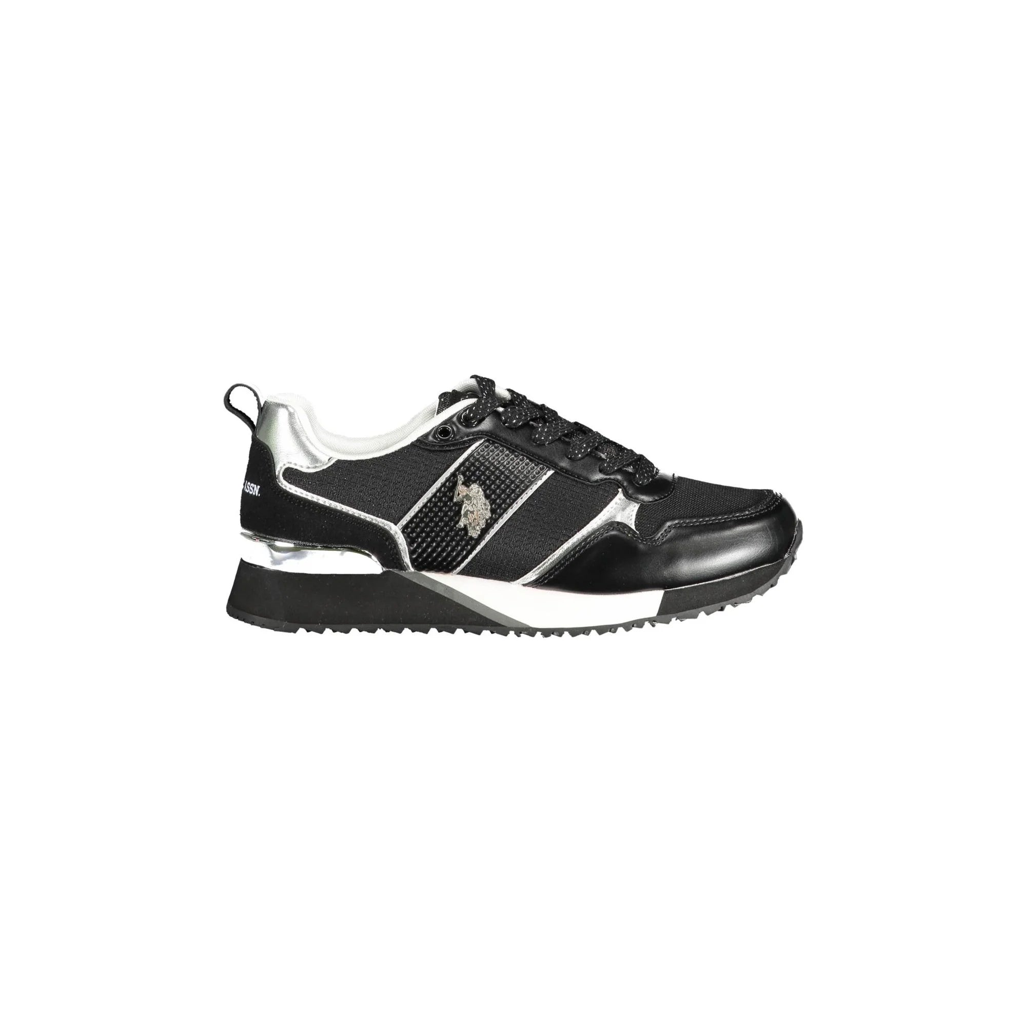 U.S. POLO ASSN. Scarpe Sneakers Donna Bianche con Lacci e Logo Bianco - foto prodotto