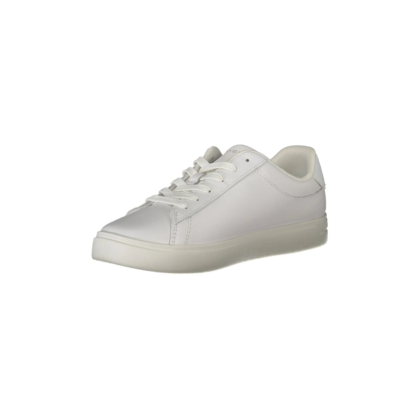 TOMMY HILFIGER Scarpe Sneakers Donna Bianche con Plantare Removibile bianco - vista 3