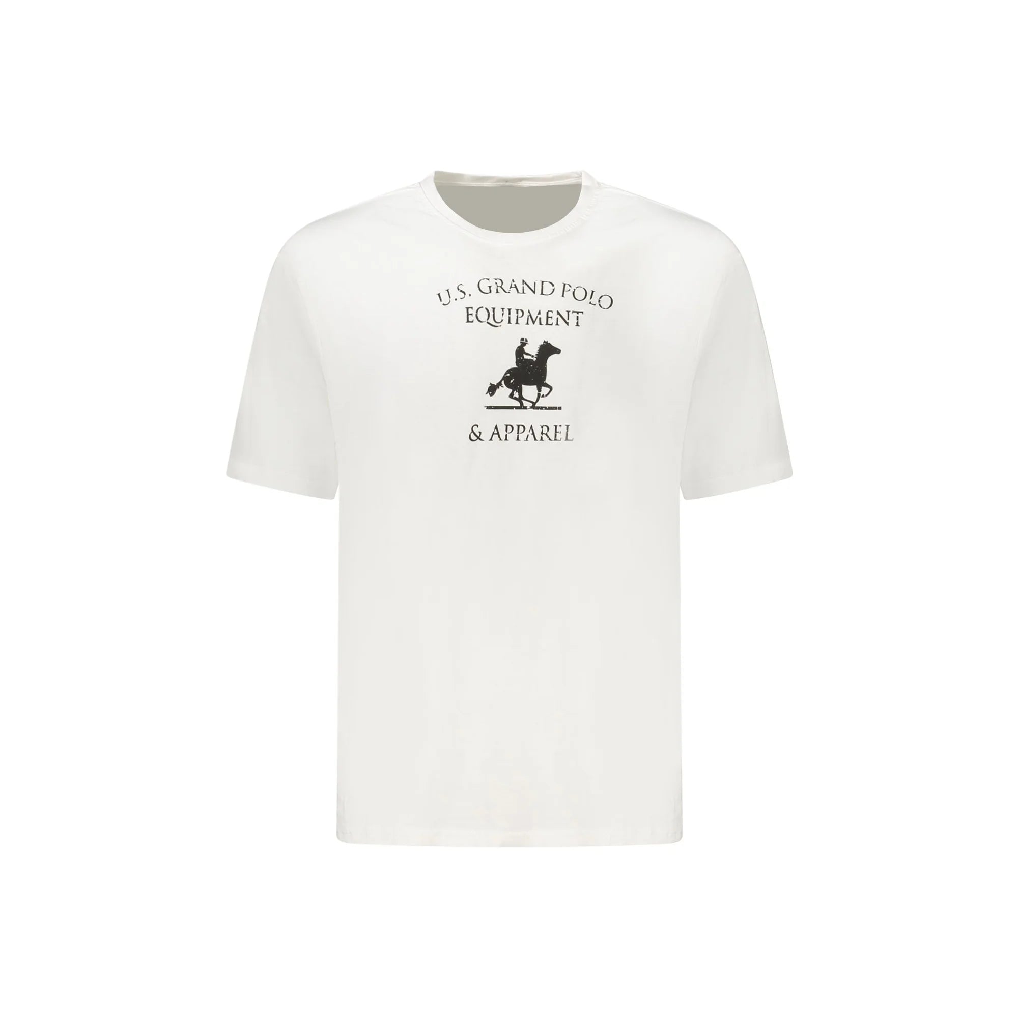 U.S. GRAND POLO T-SHIRT MANICHE CORTE UOMO BIANCO
