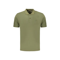 Rifle Polo Maniche Corte Uomo Verde Ricamo