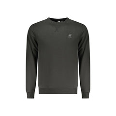 U.S. Grand Sweatshirt Heren Zwart Ronde Hals Fleece Logo