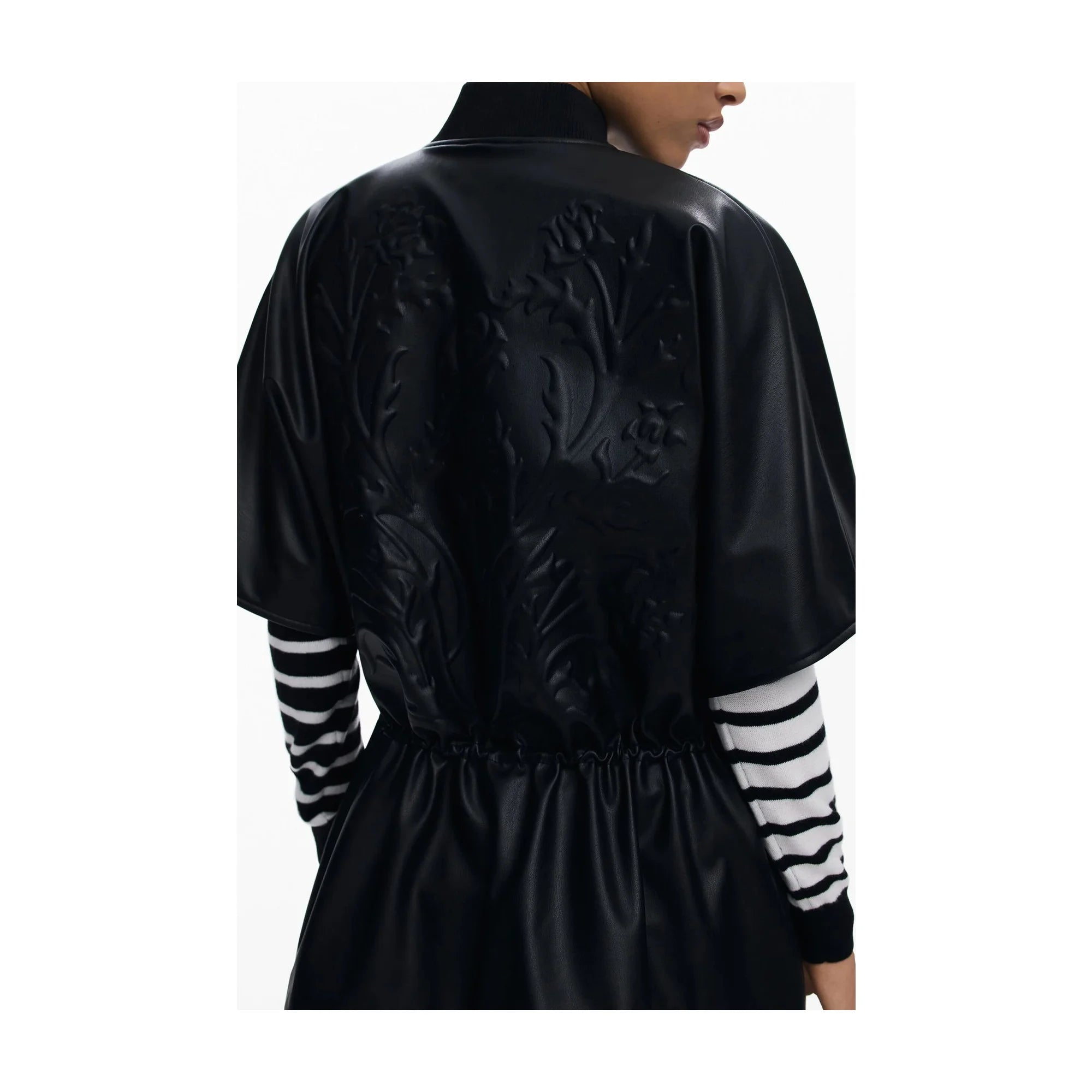 DESIGUAL PONCHO DONNA NERO