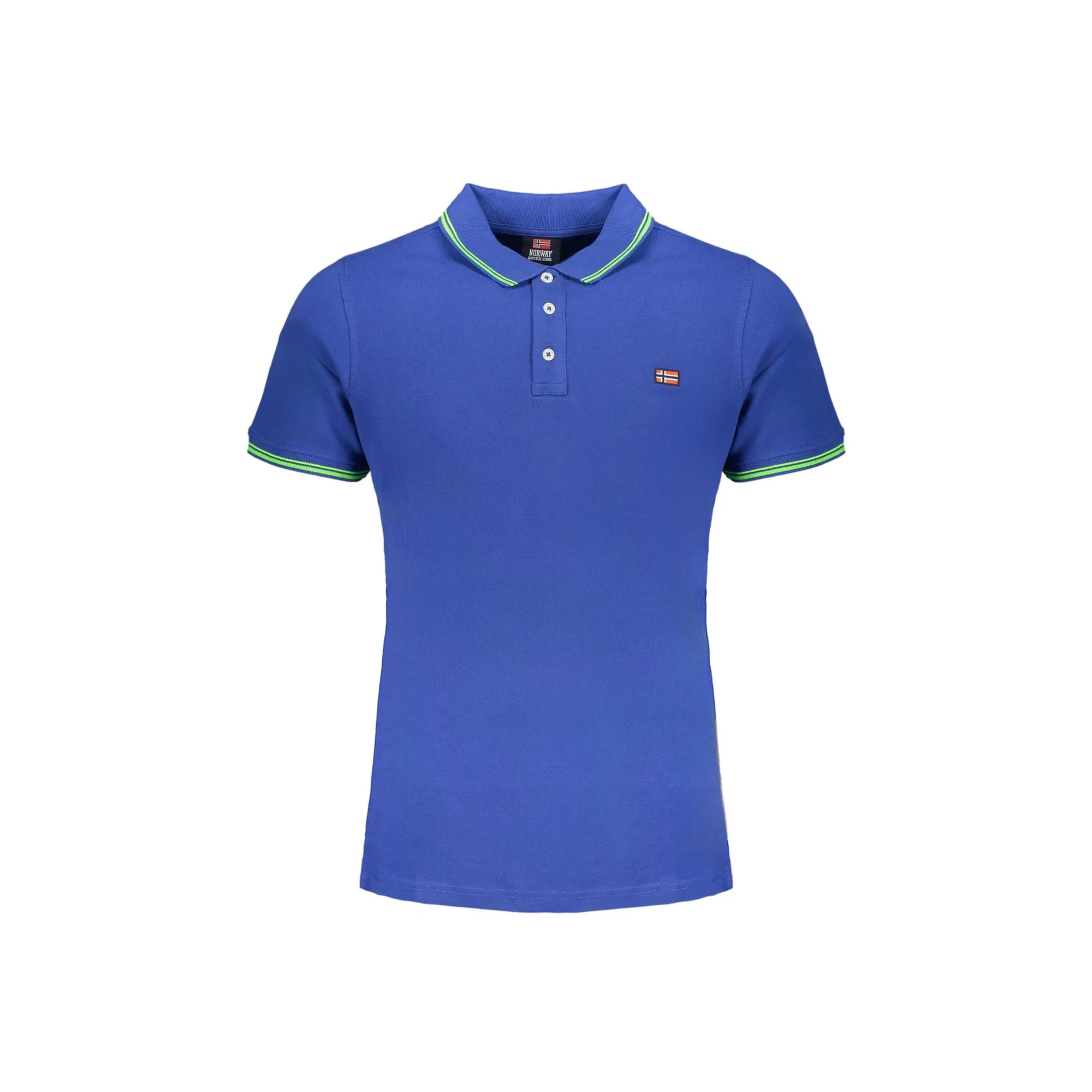 NORWAY 1963 POLO MANICHE CORTE UOMO BLU