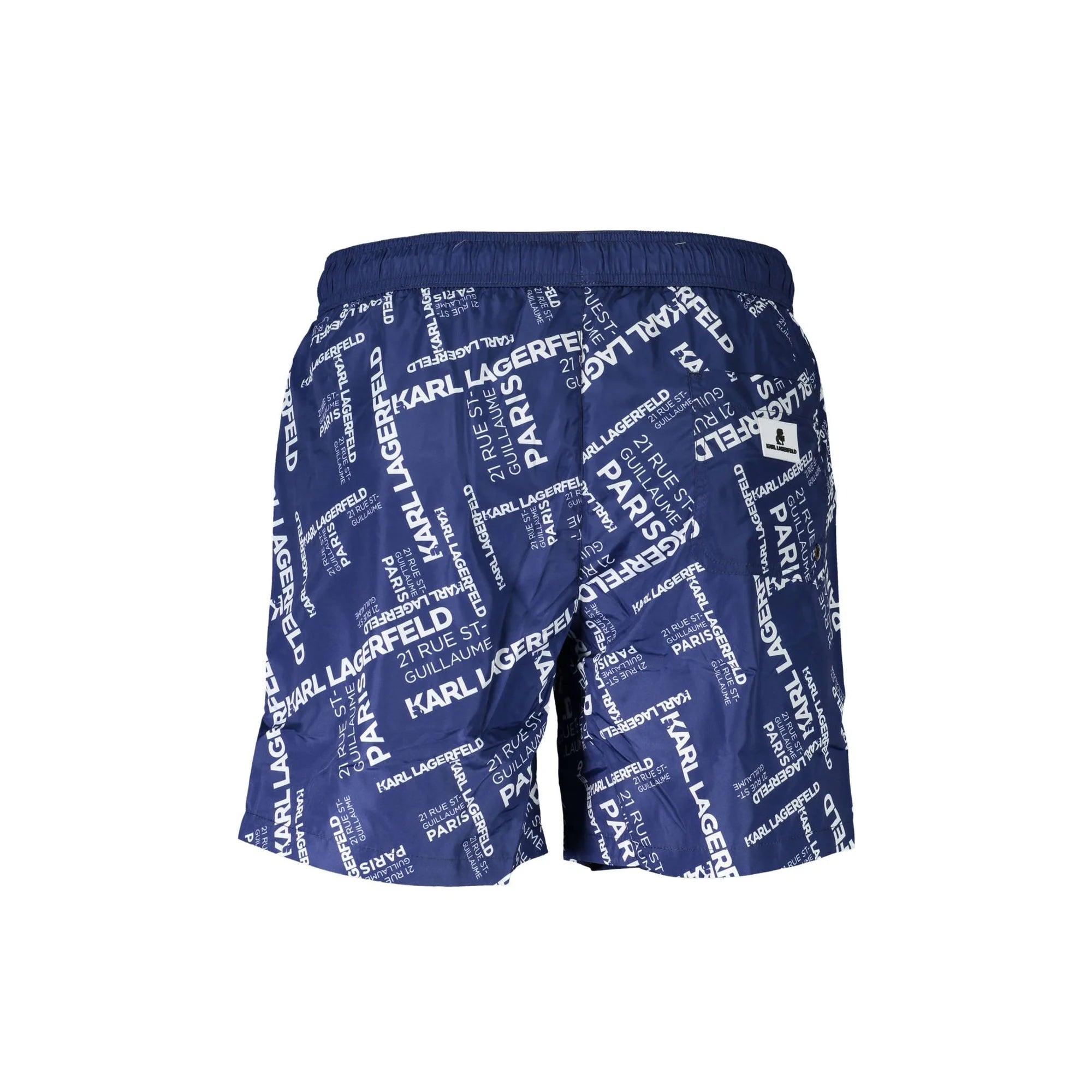 Karl Lagerfeld Beachwear Costume da Mare Uomo Blu Logo - vista 2