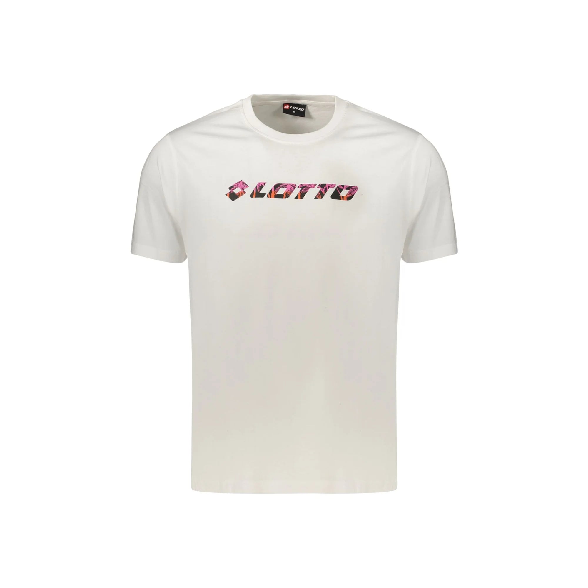 LOTTO T-SHIRT MANICHE CORTE UOMO BIANCO