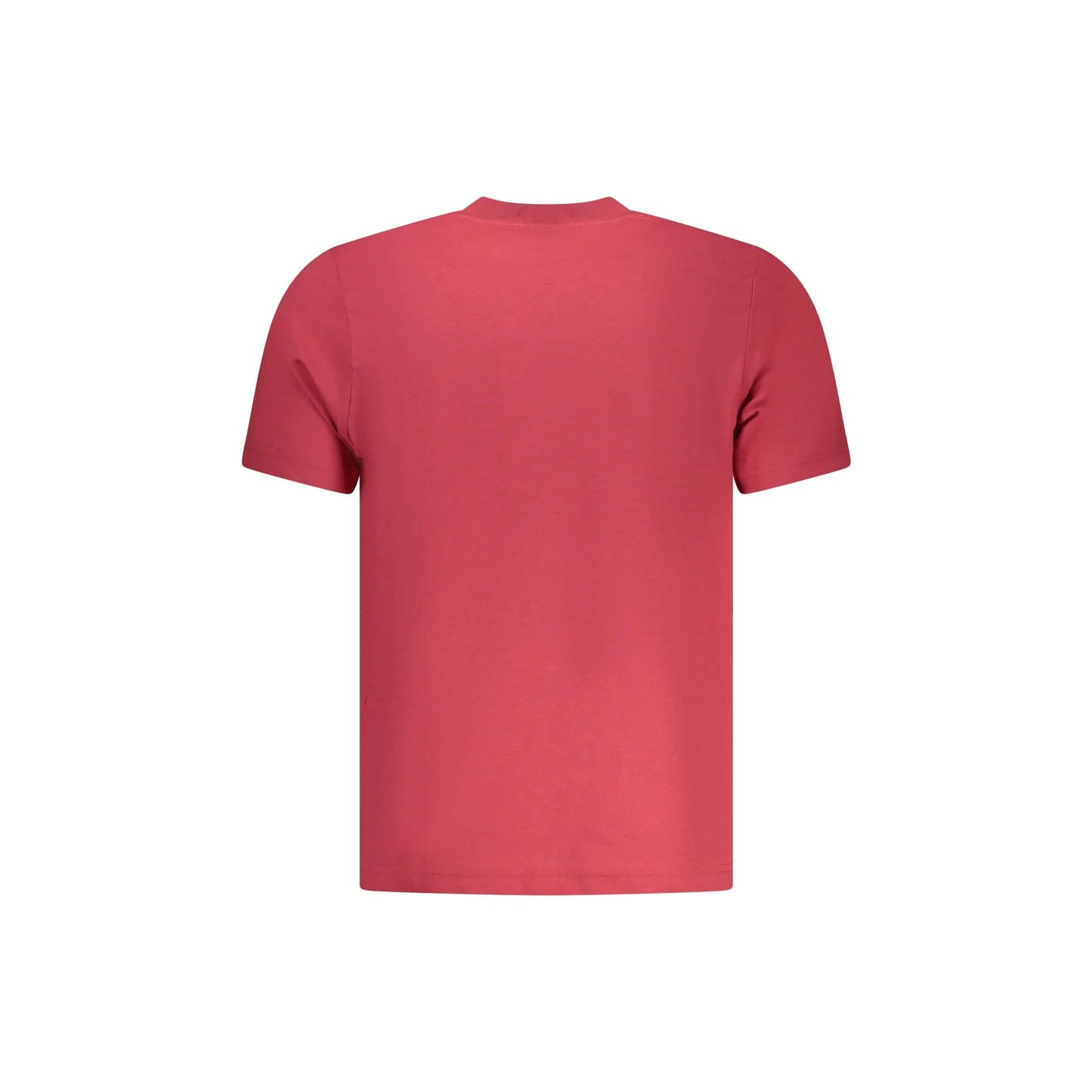 North Sails T-Shirt Uomo Rossa Girocollo Cotone Stampa Logo rosso - vista 2