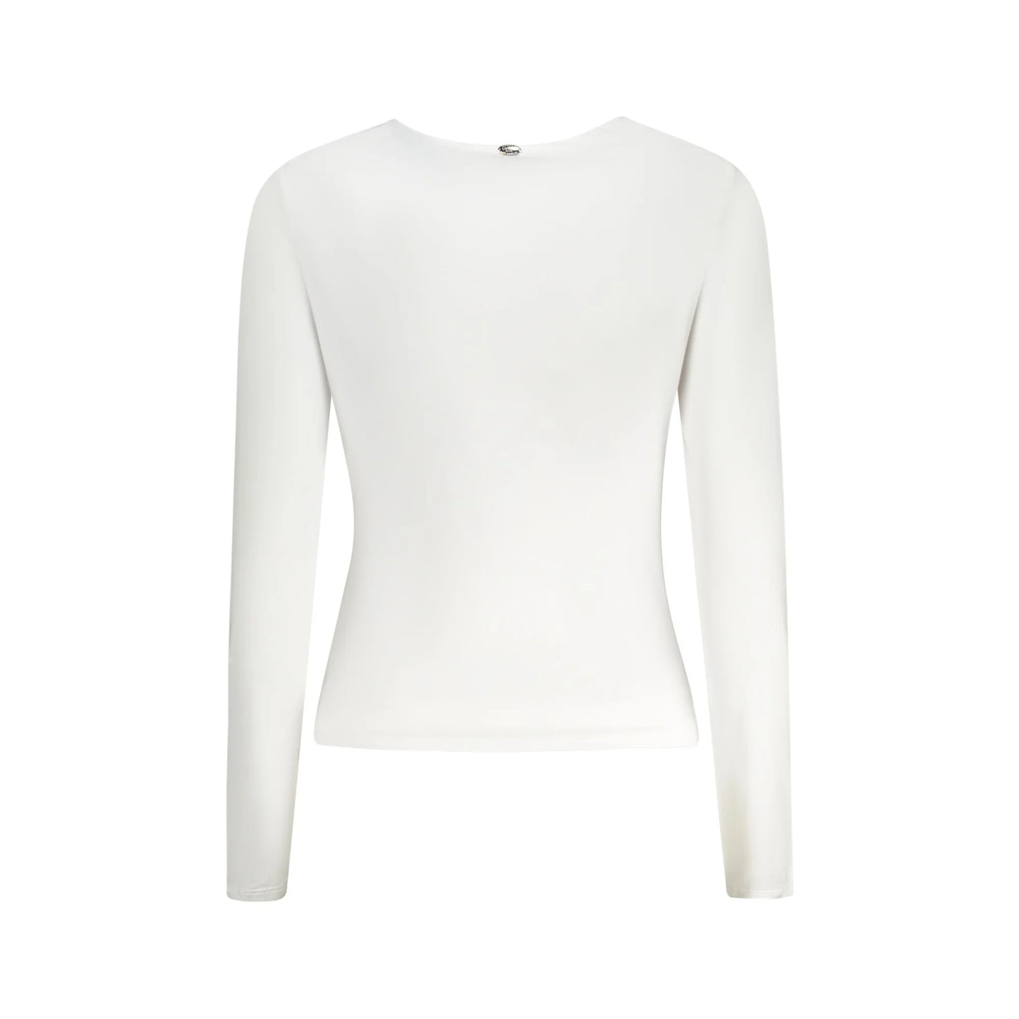 Guess Jeans T-Shirt Maniche Lunghe Donna Bianca Logo bianco - vista 2