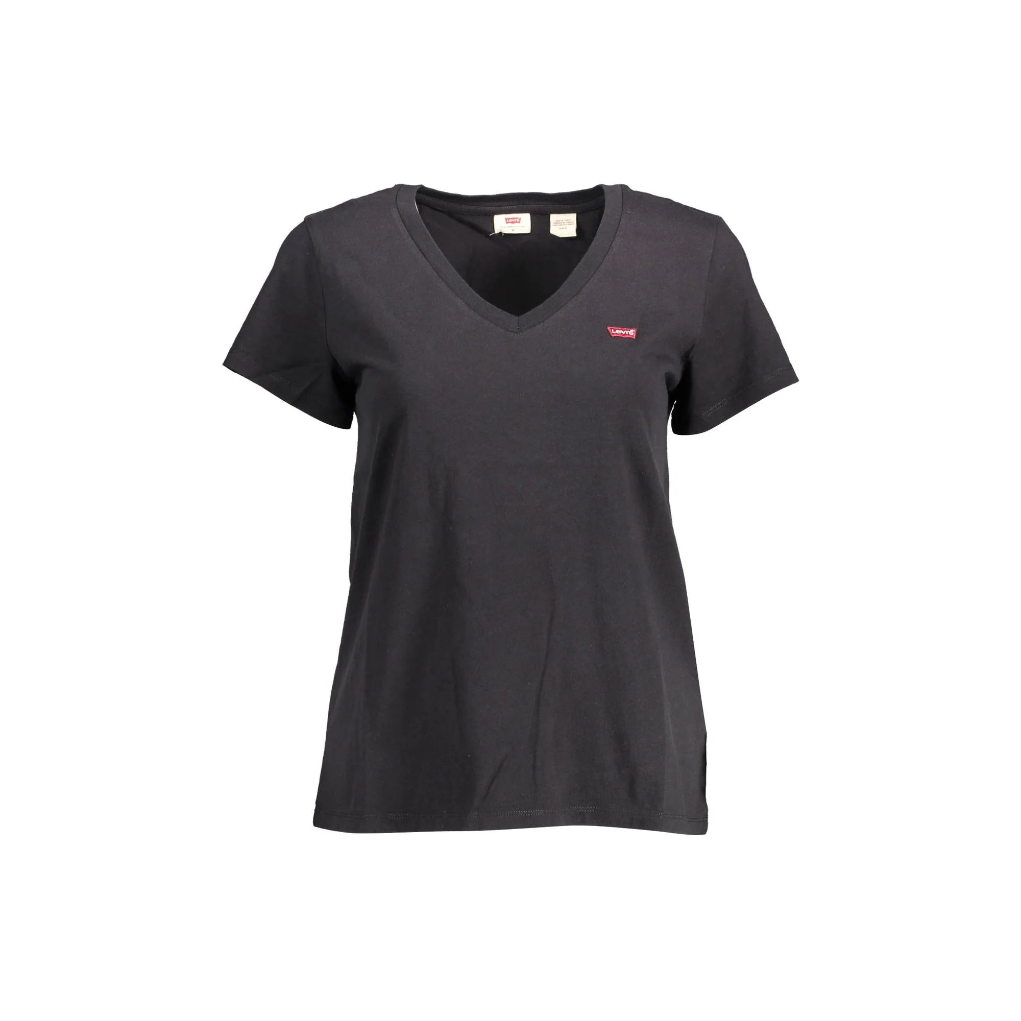 LEVI'S T-SHIRT MANICHE CORTE DONNA NERO