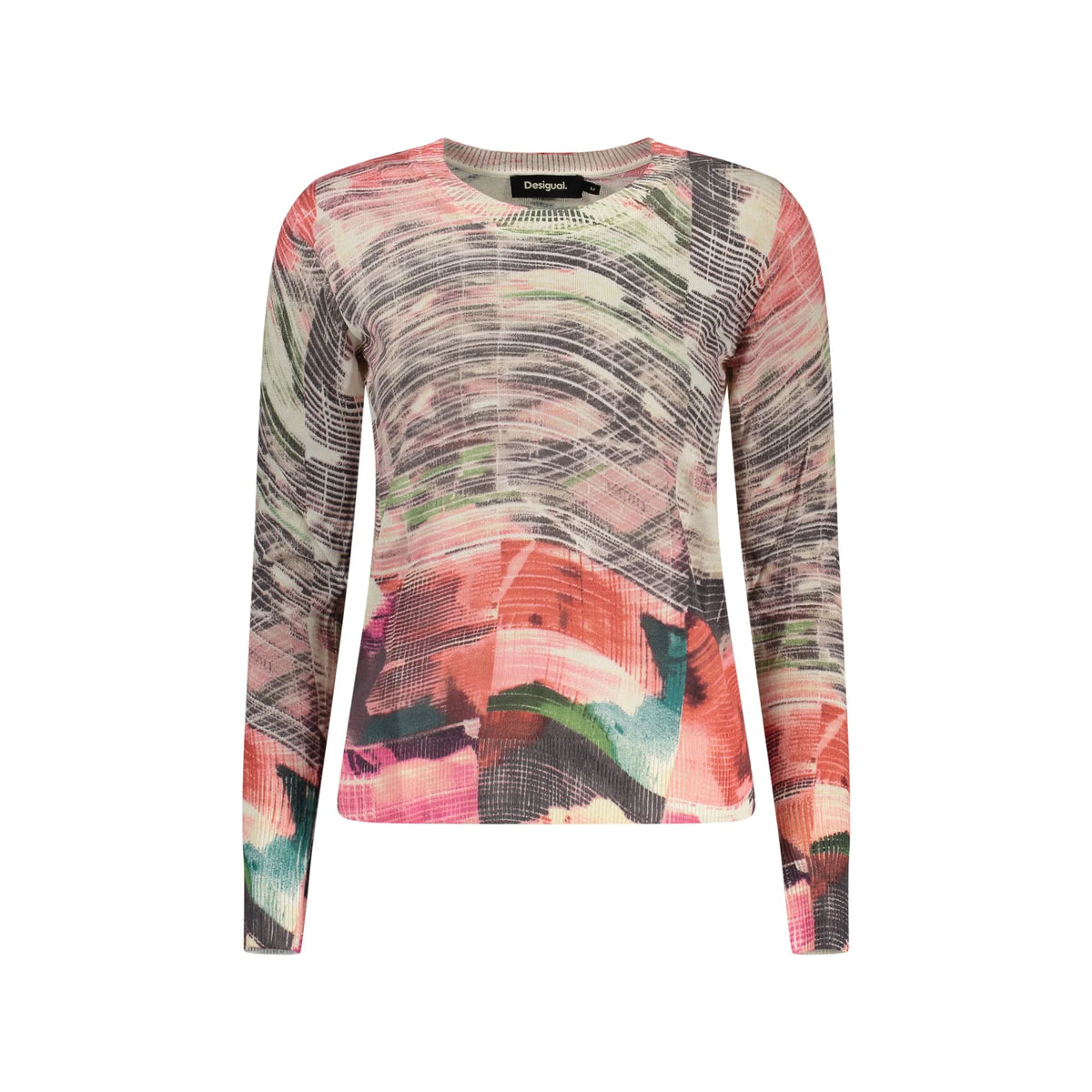 DESIGUAL MAGLIA DONNA BIANCO