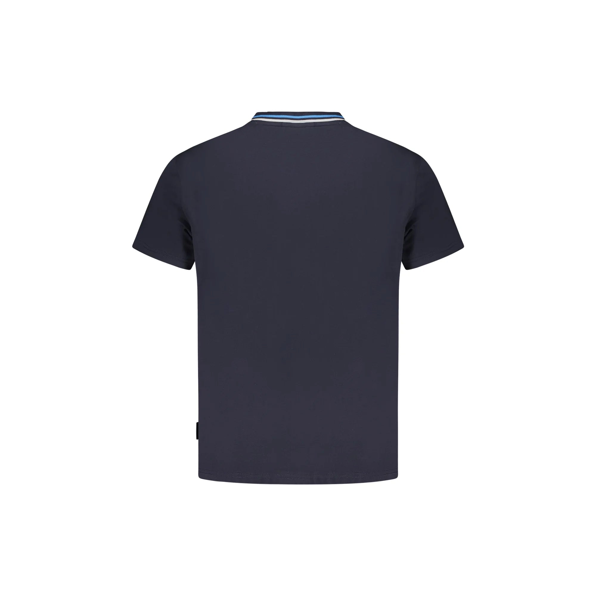 Napapijri T-Shirt Maniche Corte Uomo Blu Ricamo - vista 2