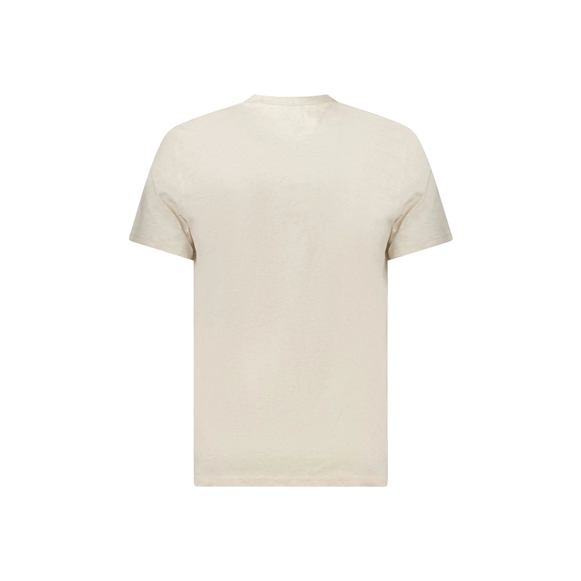 TOMMY HILFIGER T-SHIRT MANICHE CORTE UOMO BEIGE