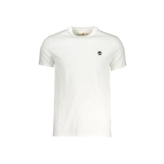 Timberland T-Shirt Μανίκια Κοντά Ανδρική Λευκή Κέντημα