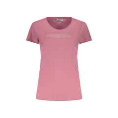 Freddy T-Shirt Maniche Corte Donna Rosa Stampa