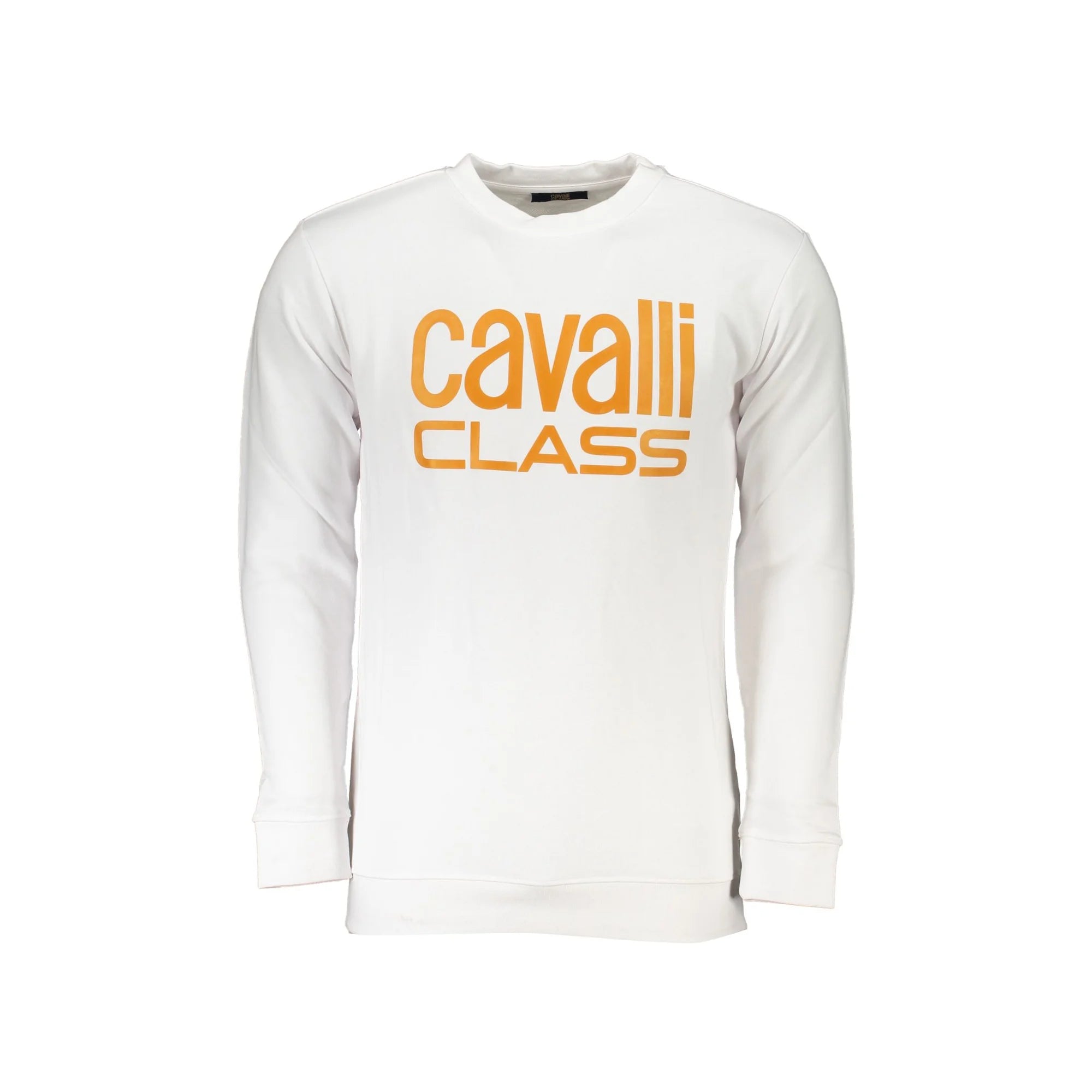 CAVALLI CLASS FELPA SENZA ZIP UOMO BIANCO