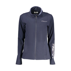 Freddy Long Sleeve Women's Sweatshirt Blue Zip