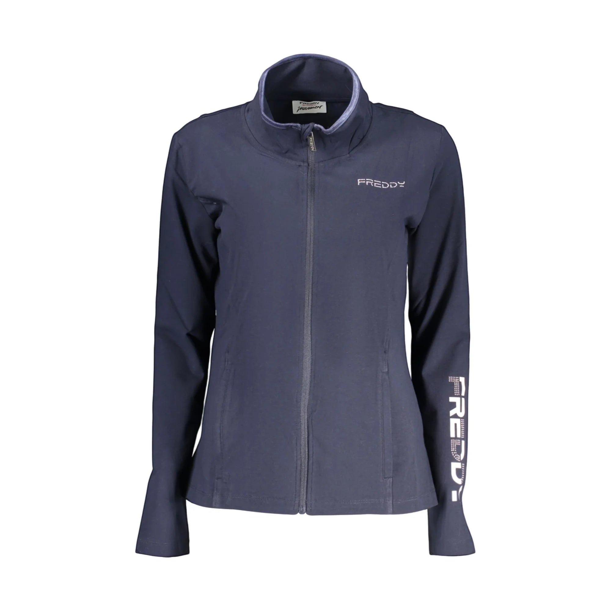 FREDDY FELPA CON ZIP DONNA BLU