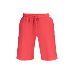 Norway 1963 Short Pantaloni Bermuda Uomo Rosso Logo
