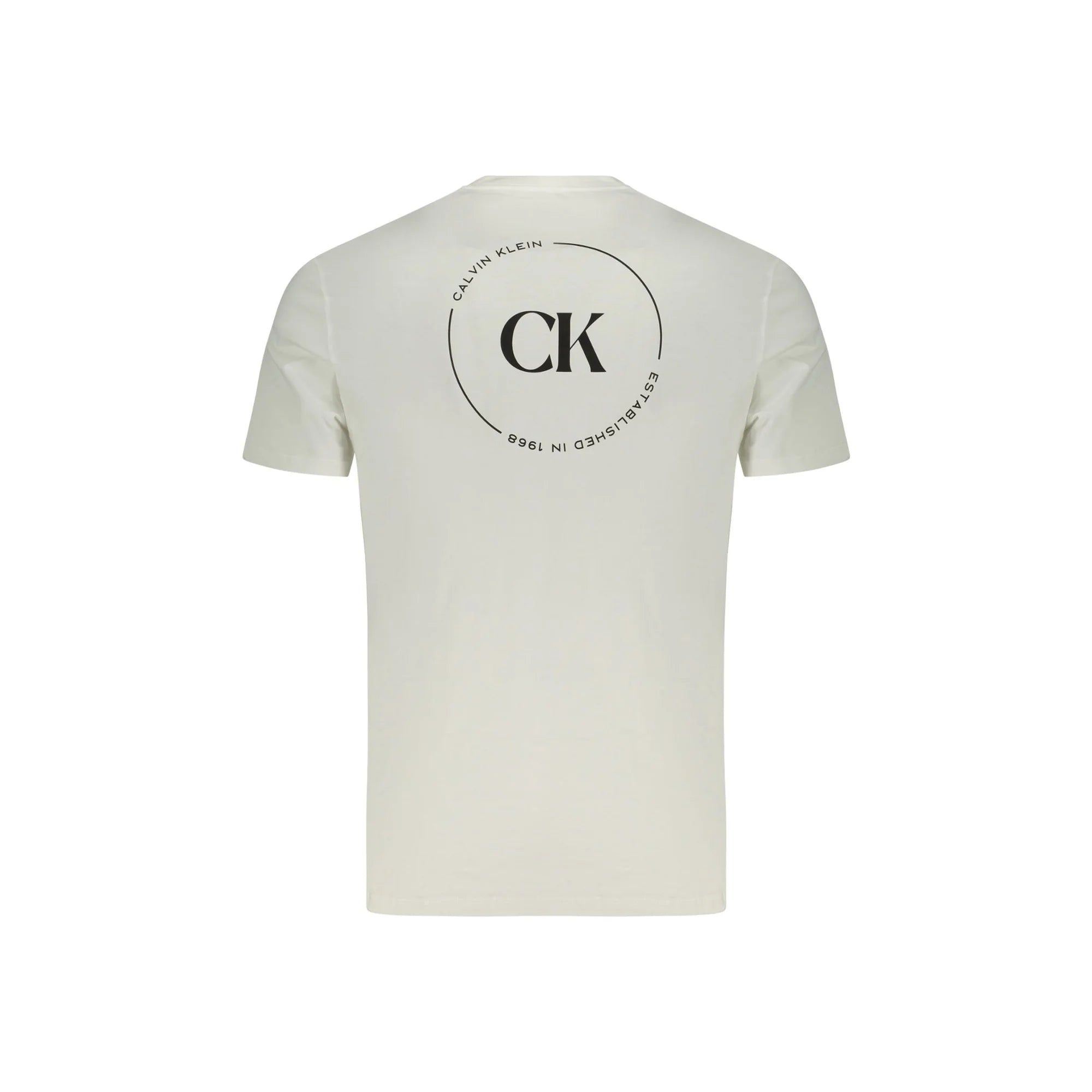 CALVIN KLEIN T-SHIRT MANICHE CORTE UOMO BIANCO