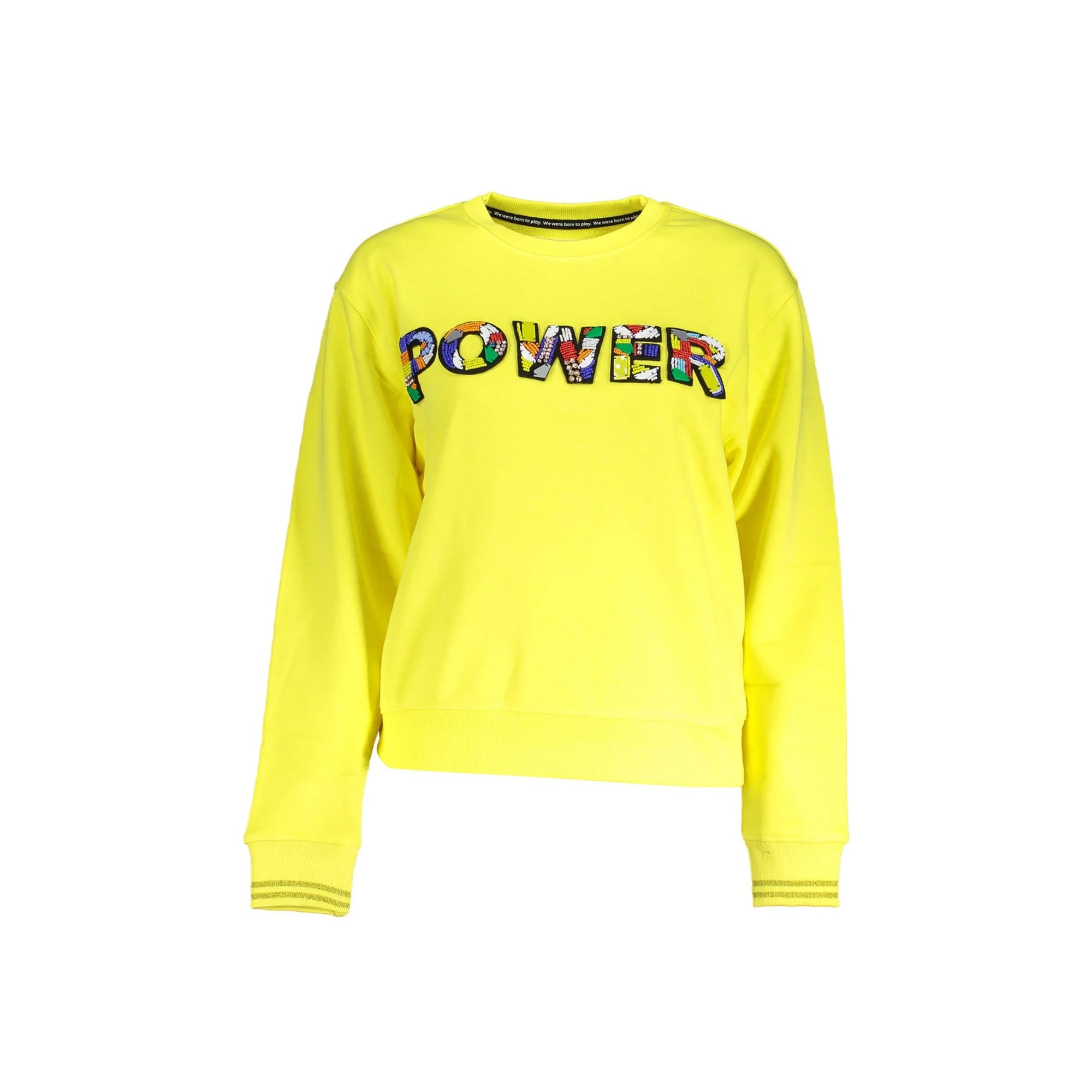 DESIGUAL FELPA SENZA ZIP DONNA GIALLO