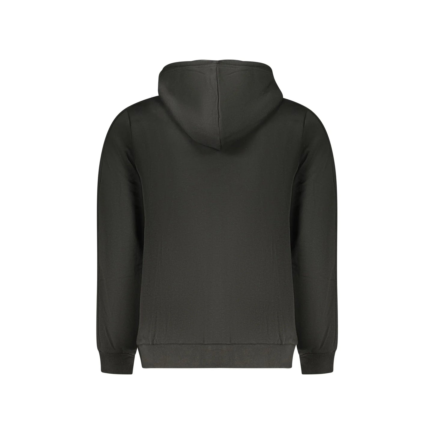U.S. Grand Felpa Uomo Nera Zip Cappuccio Felpata Logo Felpe nero - vista 3