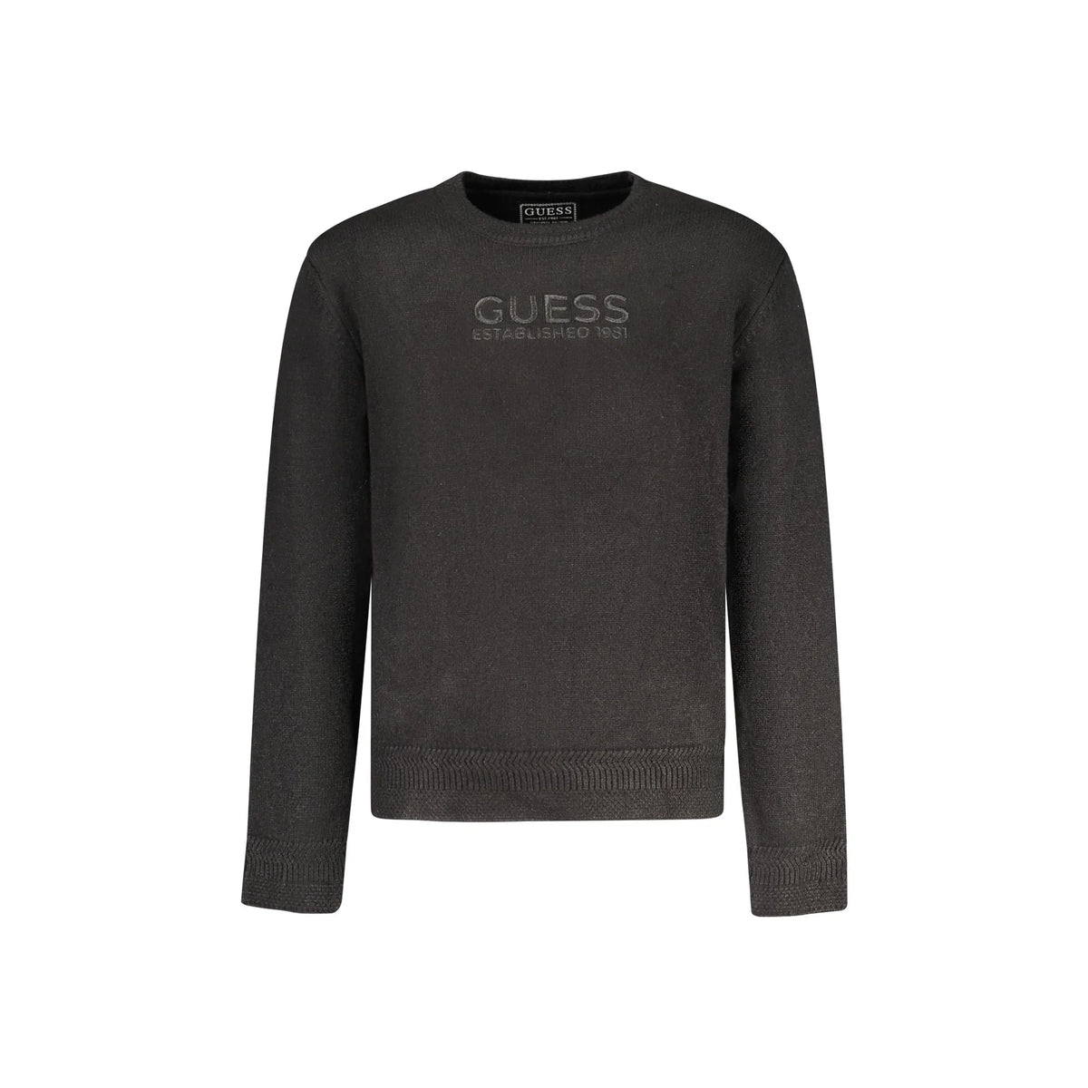 GUESS JEANS MAGLIONE BAMBINO NERO