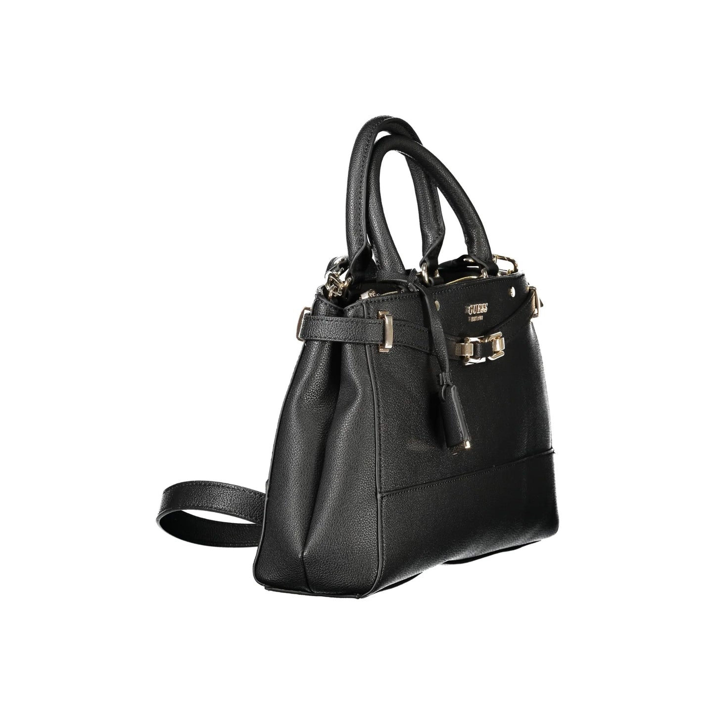 Guess Jeans Borsa a Tracolla Donna Nera Logo Borse nero - vista 3