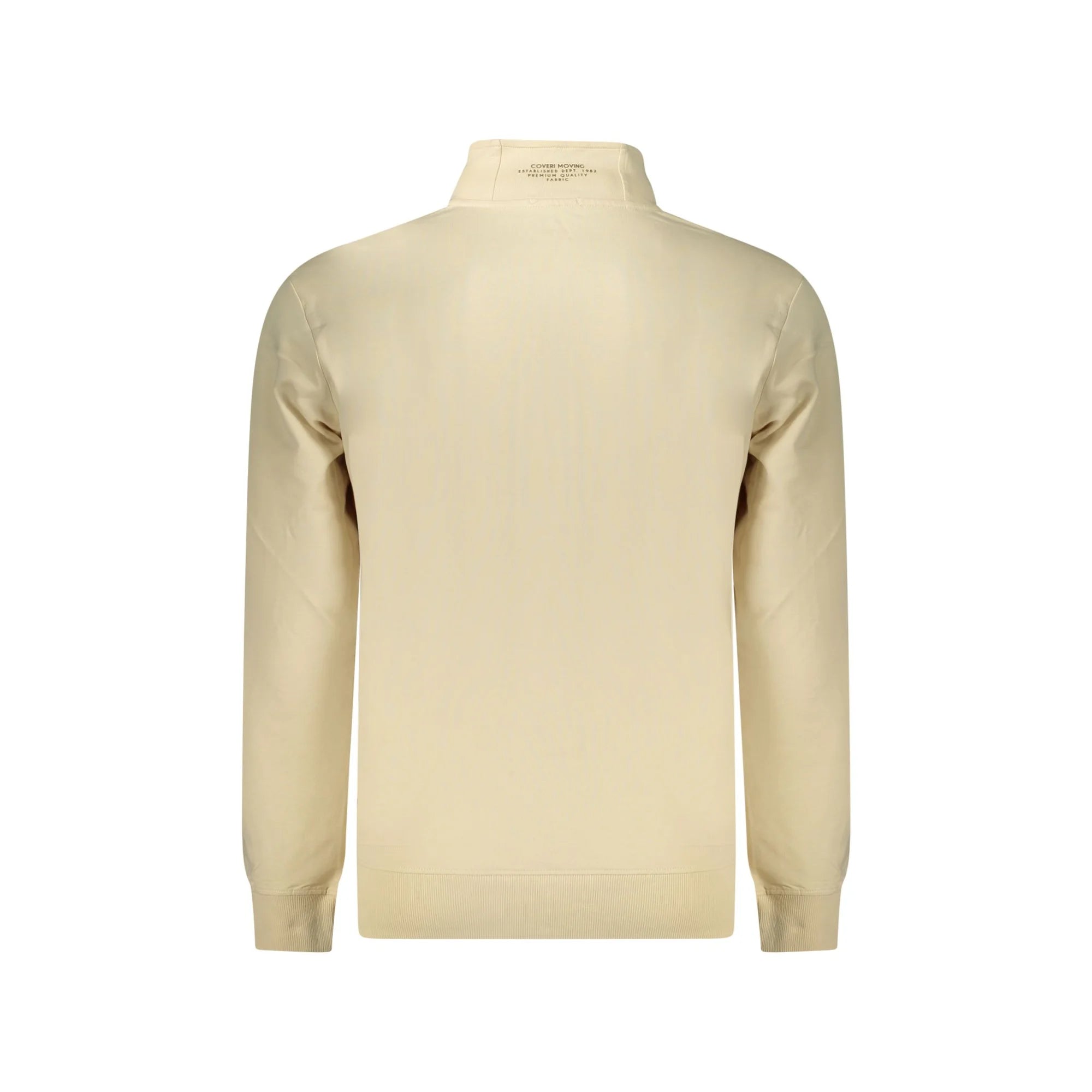 COVERI MOVING FELPA CON ZIP UOMO BEIGE