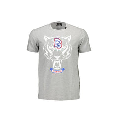 Plein Sport T-Shirt Μανίκια Κοντά Άνδρας Γκρι Εκτύπωση Λογότυπο