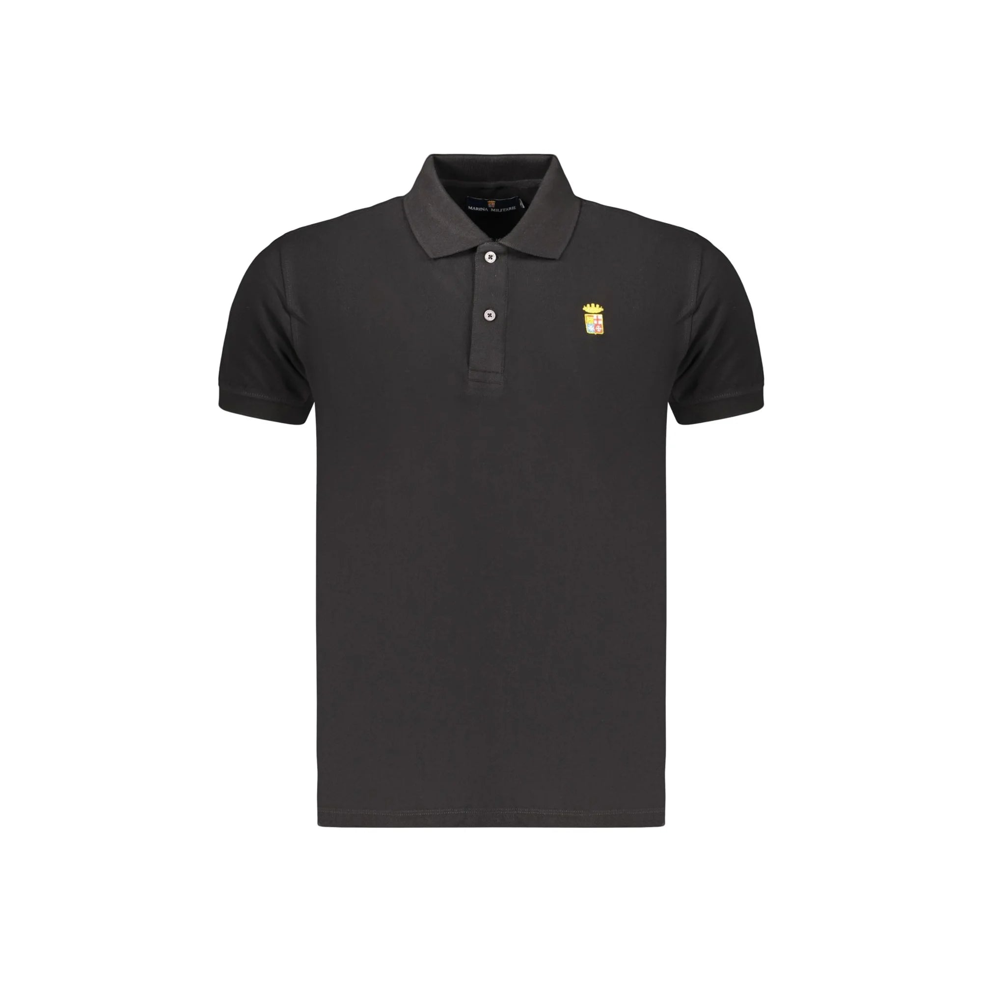 MARINA MILITARE POLO MANICHE CORTE UOMO NERO