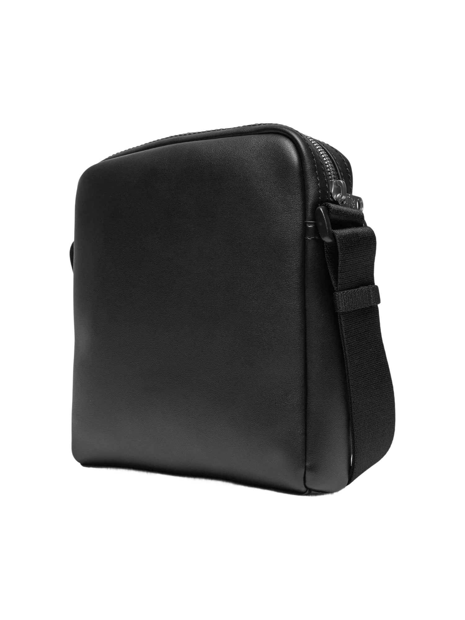 Borsello Uomo Calvin Klein AOP Reporter Nero con Tracolla Regolabile