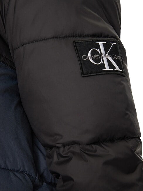 Calvin Klein Giubbotto Uomo Blu con Zip e Dettagli Neri