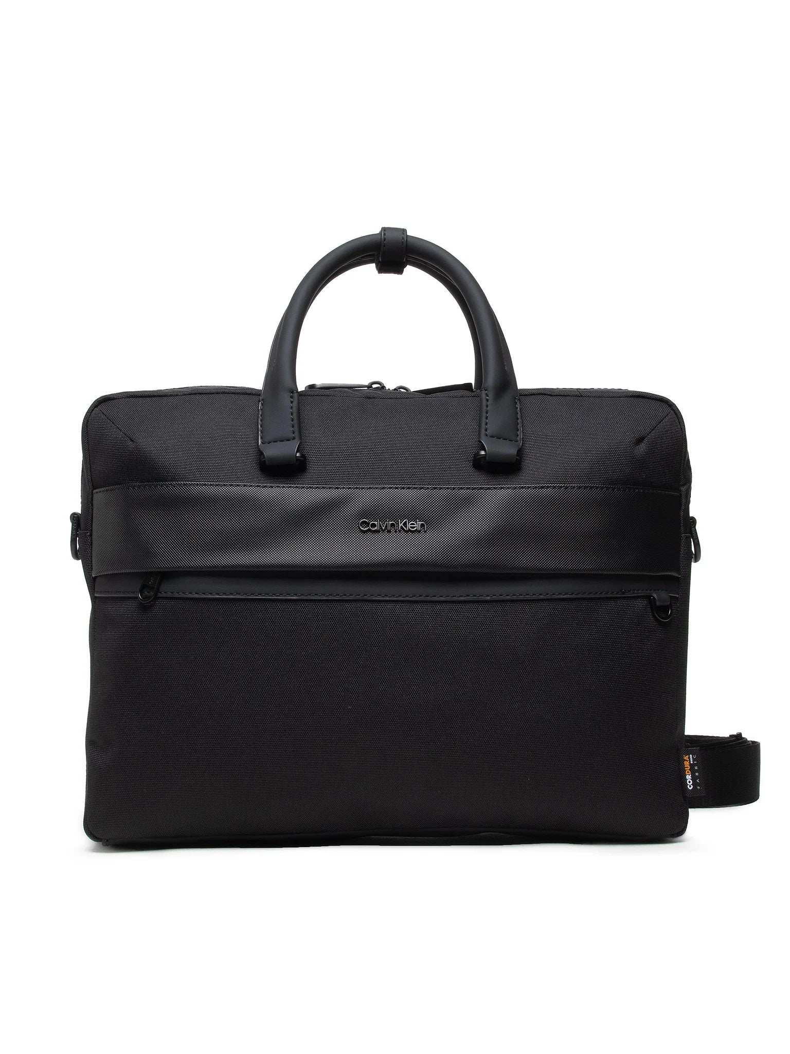 CALVIN KLEIN Cartella Uomo Nera con Tracolla Removibile e Porta PC