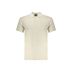 Boss Polo Maniche Corte Uomo beige Ricamo
