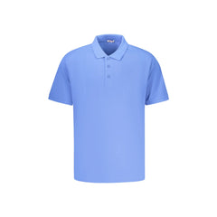 Rifle Polo Maniche Corte Uomo Blu Logo