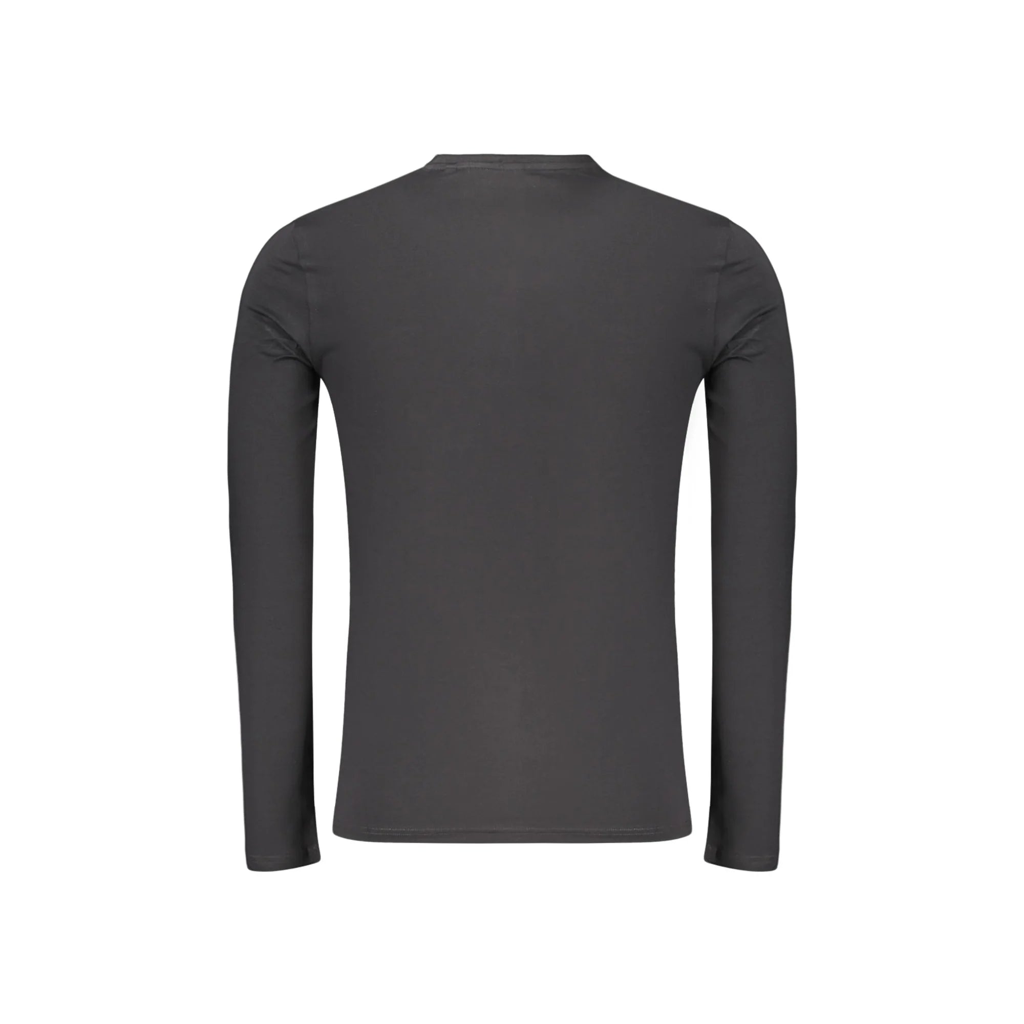 GUESS JEANS T-SHIRT MANICHE LUNGHE UOMO NERO