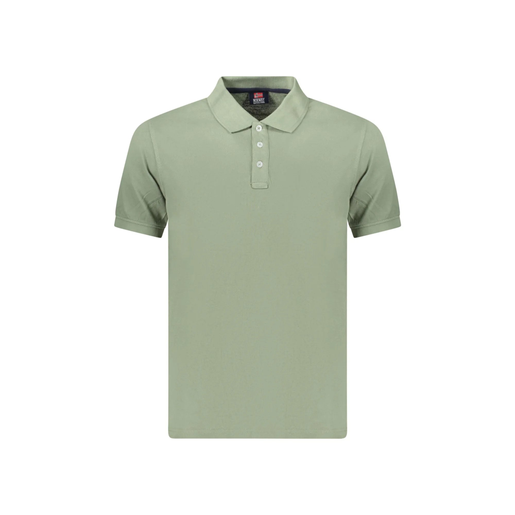NORWAY 1963 POLO MANICHE CORTE UOMO VERDE