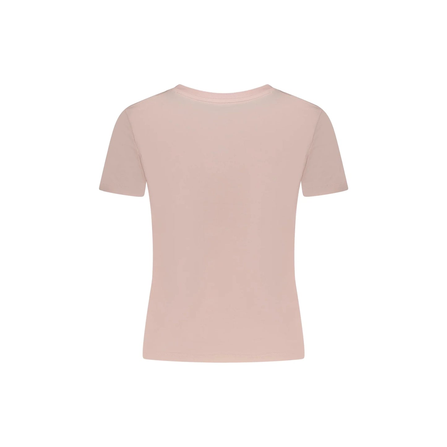 Guess Jeans T-Shirt Maniche Corte Donna Rosa Stampa Logo - vista 2