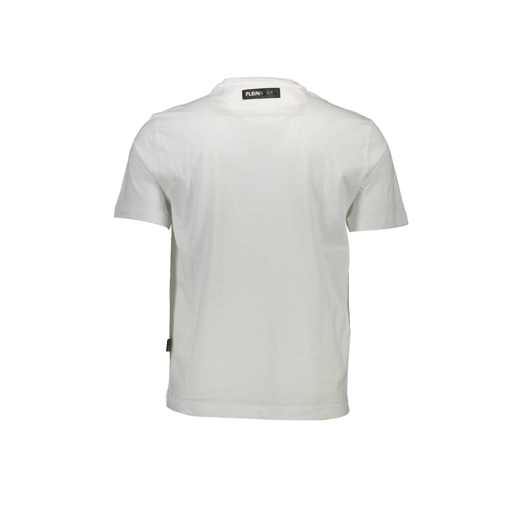 PLEIN SPORT T-SHIRT MANICHE CORTE UOMO BIANCO