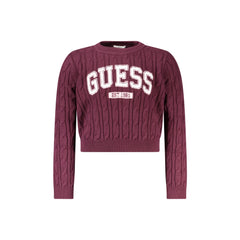 Guess Jeans Πουλόβερ Unisex Μωβ Λογότυπο