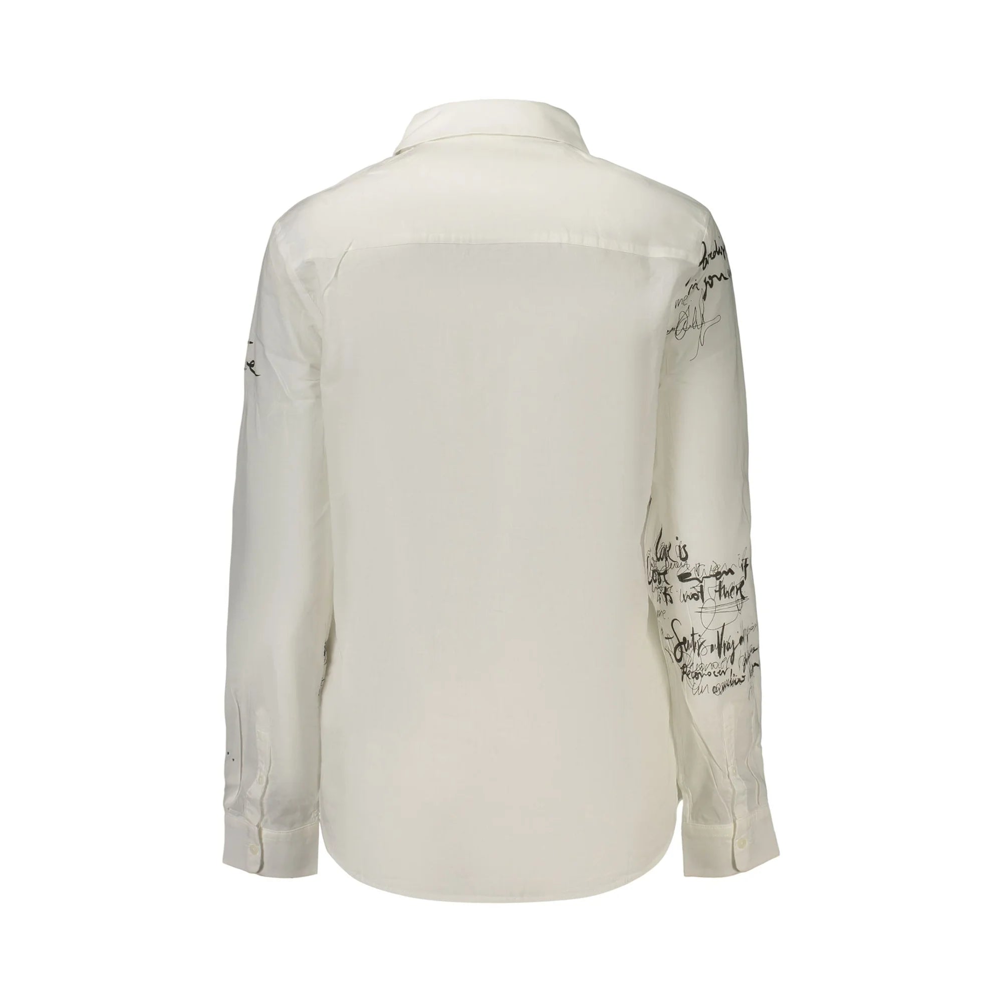 DESIGUAL CAMICIA MANICHE LUNGHE DONNA BIANCO