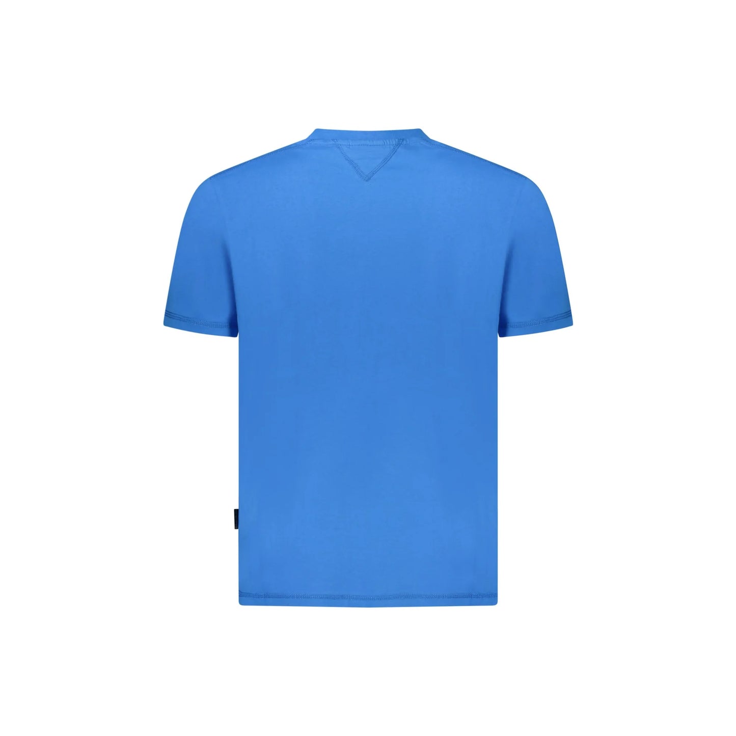 Napapijri T-Shirt Maniche Corte Uomo Blu Stampa Logo - vista 2