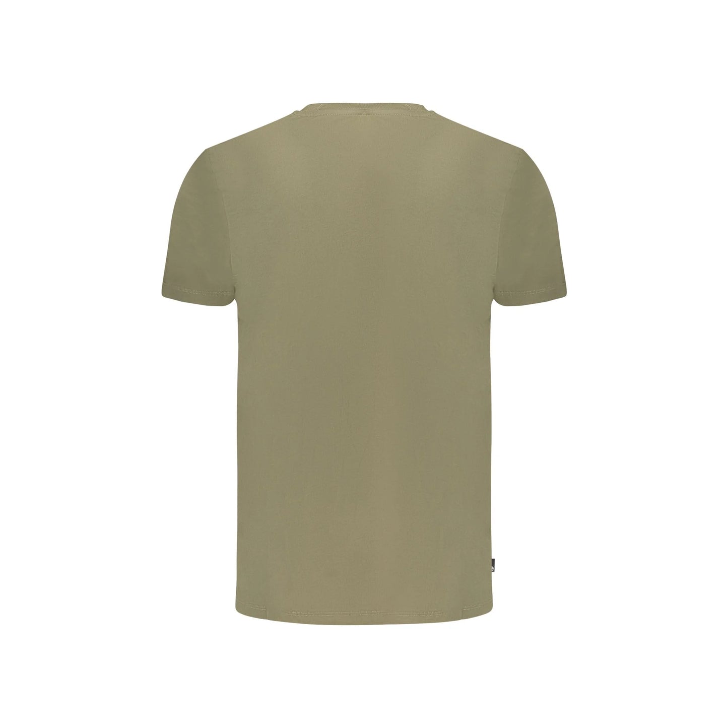 Timberland T-Shirt Maniche Corte Uomo Verde Stampa Logo - vista 2